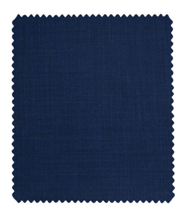 Raymond Men's Polyester Viscose Self Design  Unstitched Suiting Fabric (Royal Blue)