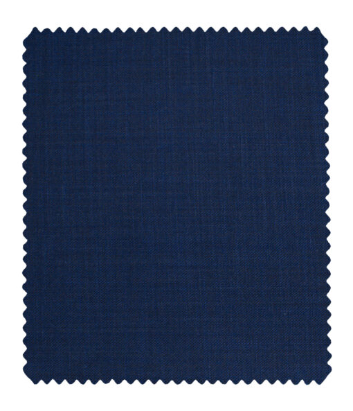 Raymond Men's Polyester Viscose Self Design  Unstitched Suiting Fabric (Royal Blue)