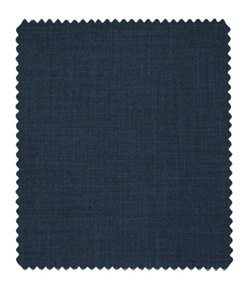 Raymond Men's Polyester Viscose Self Design  Unstitched Suiting Fabric (Aegean Blue)