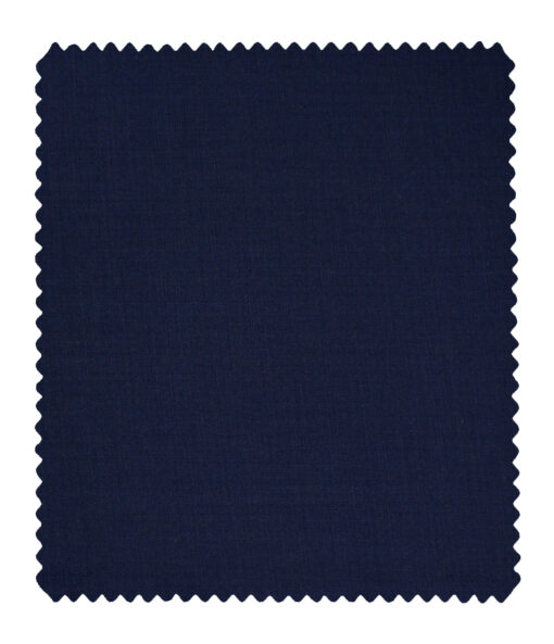 Raymond Men's Polyester Viscose Solids  Unstitched Suiting Fabric (Dark Royal Blue)