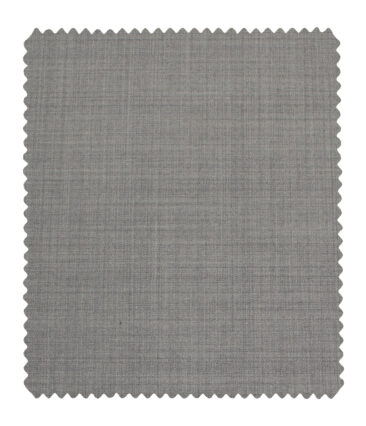 Raymond Men's Polyester Viscose Self Design  Unstitched Suiting Fabric (Light Grey)