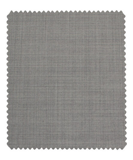 Raymond Men's Polyester Viscose Self Design  Unstitched Suiting Fabric (Light Grey)