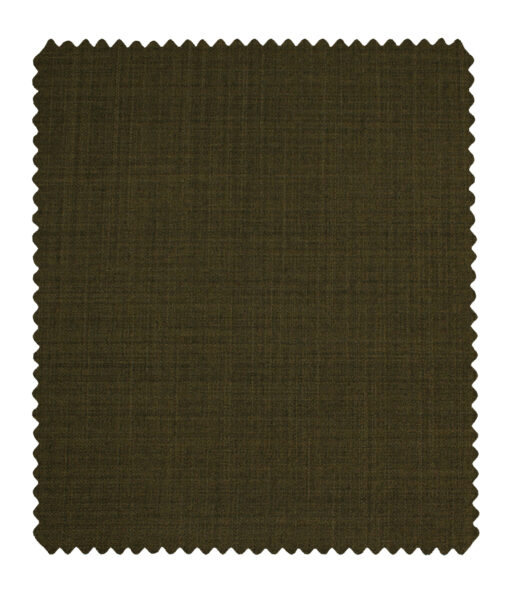 Raymond Men's Polyester Viscose Self Design  Unstitched Suiting Fabric (Brown)