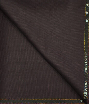 J.Hampstead Men's Wool Self Design Super 130's 1.30 Meter Unstitched Trouser Fabric (Grey )
