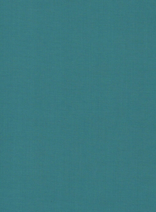 Absoluto Men's Terry Rayon Solids 3.75 Meter Unstitched Suiting Fabric (Aqua Green)