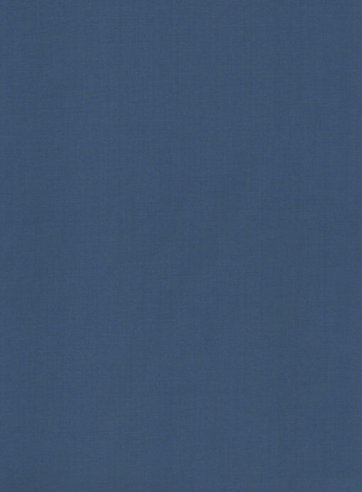 Absoluto Men's Terry Rayon Solids 3.75 Meter Unstitched Suiting Fabric (Aegean Blue)