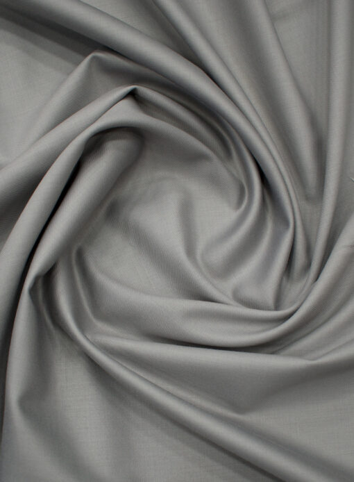 Absoluto Men's Terry Rayon Solids 3.75 Meter Unstitched Suiting Fabric (Storm Grey)