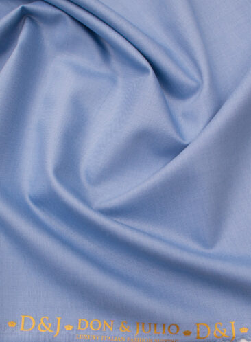 Don & Julio Men's Terry Rayon Solids 3.75 Meter Unstitched Suiting Fabric (Sky Blue)