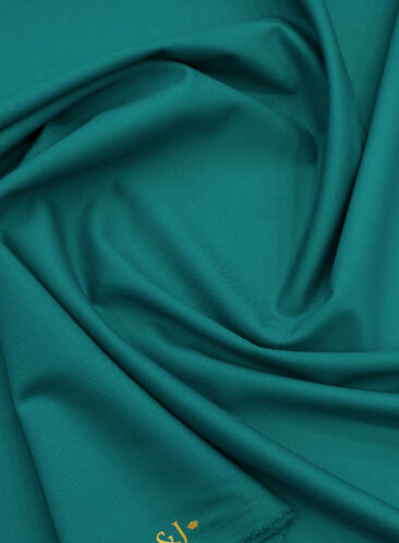 Don & Julio Men's Terry Rayon Solids 3.75 Meter Unstitched Suiting Fabric (Teal Green)