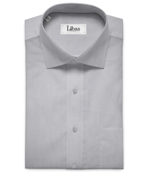 Burgoyne Men's Irish Linen 60 LEA Solids 2.25 Meter Unstitched Shirting Fabric (Light Purple)