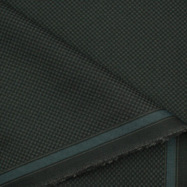 Don & Julio Men's Terry Rayon Structured 3.75 Meter Unstitched Suiting Fabric (Dark Grey)