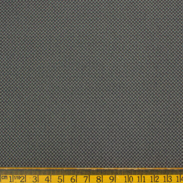 Don & Julio Men's Terry Rayon Structured 3.75 Meter Unstitched Suiting Fabric (Grey)