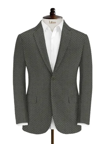 Fashion Flair Men's Terry Rayon Structured  Unstitched Suiting Fabric (Light Grey)