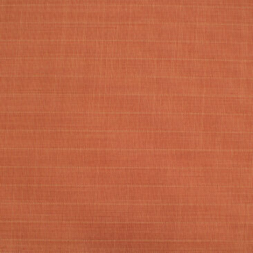 Fashion Flair Men's Terry Rayon Striped 3.75 Meter Unstitched Suiting Fabric (Orange)