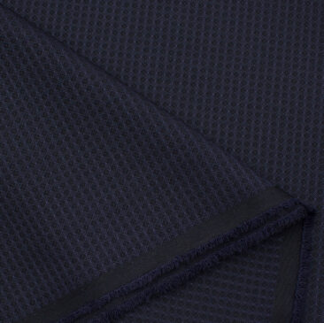 Italian Channel Men's Terry Rayon Structured 3.75 Meter Unstitched Suiting Fabric (Dark Purple)