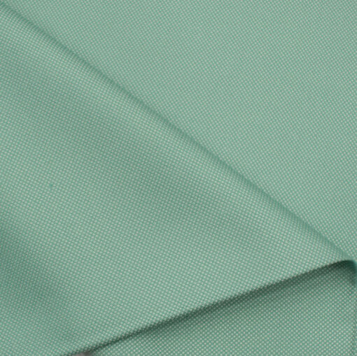 Italian Channel Men's Terry Rayon Structured 3.75 Meter Unstitched Suiting Fabric (Mint Green)