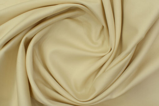 Arvind Men's Premium Cotton Solids 2.25 Meter Unstitched Shirting Fabric (Butter Milk)
