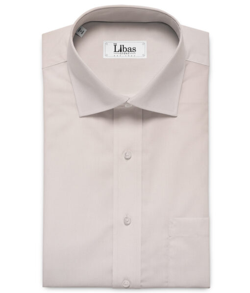 Arvind Men's Premium Cotton Solids 2.25 Meter Unstitched Shirting Fabric (Pink)
