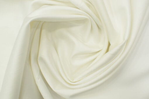 Arvind Men's Premium Cotton Solids 2.25 Meter Unstitched Shirting Fabric (White)