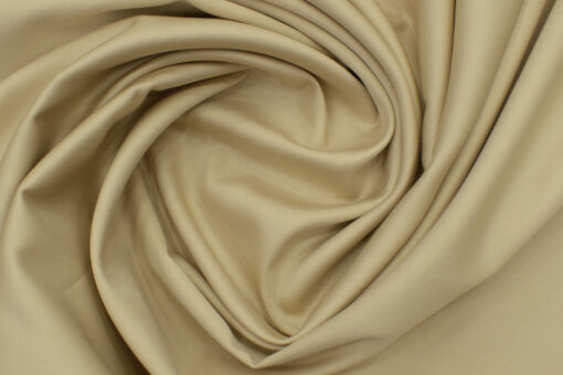 Birla Century Men's Giza Cotton  Super 70's Solids 2.25 Meter Unstitched Shirting Fabric (Beige )