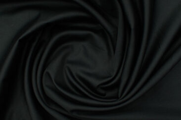 Birla Century Men's Giza Cotton  Super 70's Solids 2.25 Meter Unstitched Shirting Fabric (Black)
