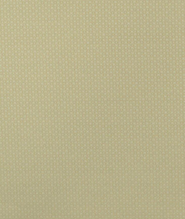 Italian Channel Men's Terry Rayon Structured 3.75 Meter Unstitched Suiting Fabric (Beige)