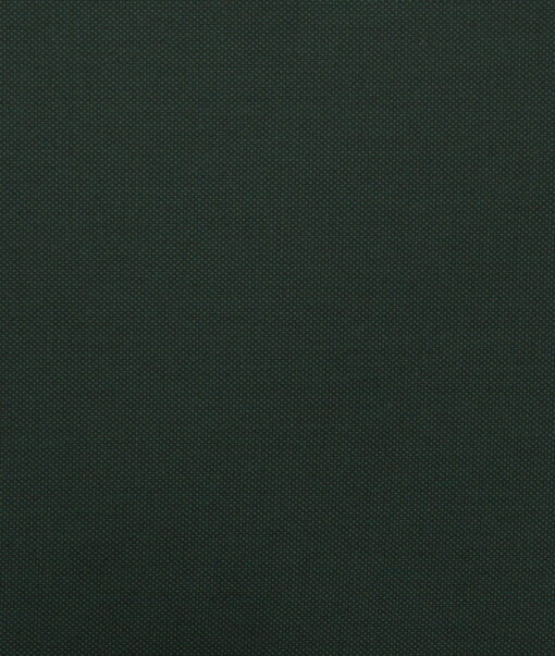 J.Hampstead Men's Terry Rayon Structured 3.75 Meter Unstitched Suiting Fabric (Dark Pine Green)