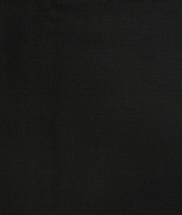 Arvind Men's Cotton Solids 1.50 Meter Unstitched Jeans Fabric (Black)