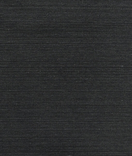 Arvind Men's Cotton Self Design 1.50 Meter Unstitched Jeans Fabric (Carbon Black)