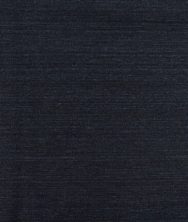 Arvind Men's Cotton Self Design 1.50 Meter Unstitched Jeans Fabric (Cobalt Blue)