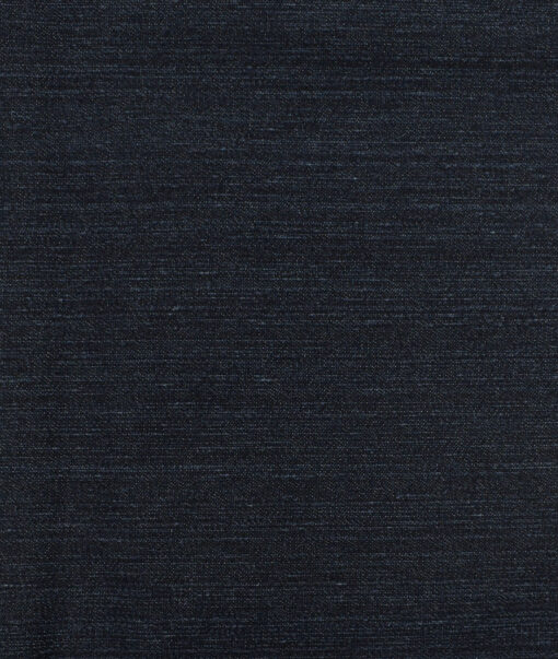 Arvind Men's Cotton Self Design 1.50 Meter Unstitched Jeans Fabric (Cobalt Blue)