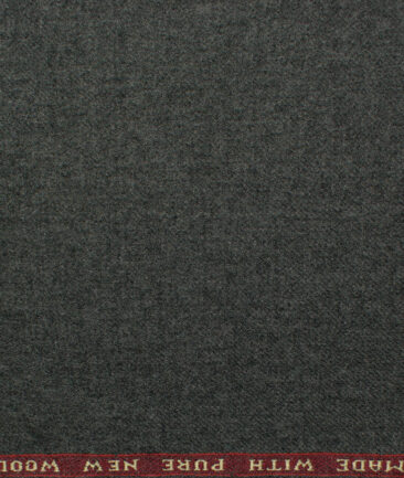 Raymond Men's Wool Solids Fine 2.20 Meter Unstitched Tweed Jacketing & Blazer Fabric (Worsted Grey)