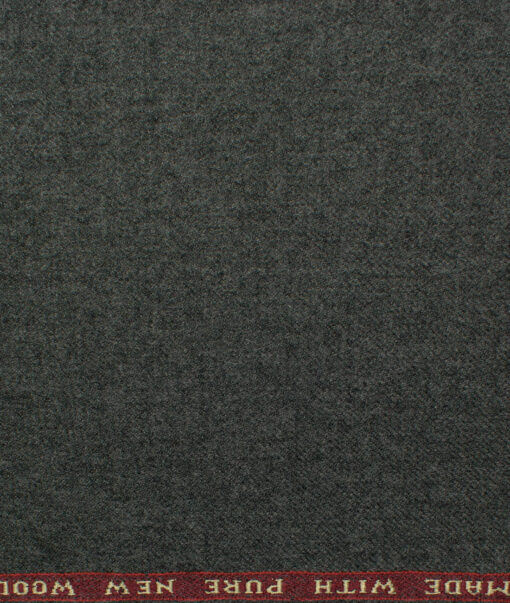 Raymond Men's Wool Solids Fine 2.20 Meter Unstitched Tweed Jacketing & Blazer Fabric (Worsted Grey)