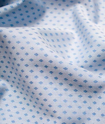 Raymond Men's Premium Cotton Self Design Unstitched Shirting Fabric (Sky Blue)