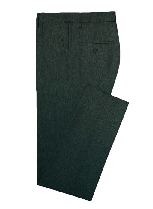 Don & Julio Men's Terry Rayon Self Design Shiny 3.75 Meter Unstitched Suiting Fabric (Dark Pine Green)