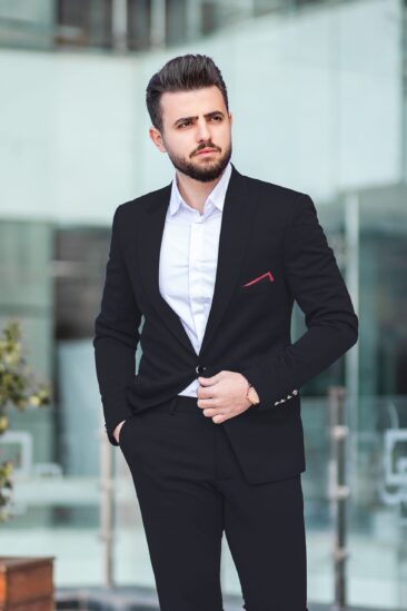 J.Hampstead Men's Terry Rayon Solids 3.75 Meter Unstitched Suiting Fabric (Dark Navy Blue)