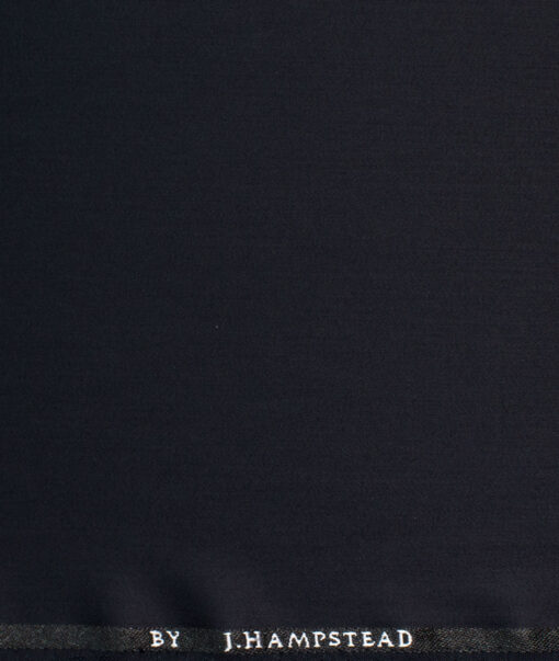J.Hampstead Men's Terry Rayon Solids  Unstitched Suiting Fabric (Dark Navy Blue) - Image 5