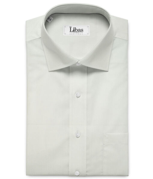 Birla Century Men's Giza Cotton 70's Solids  Unstitched Shirting Fabric (Pistachio Green)