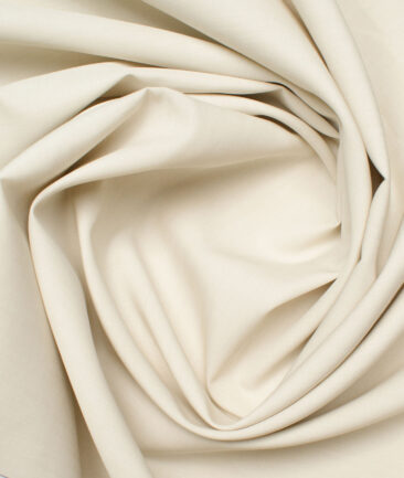 J.Hampstead Men's Giza Cotton Solids  Unstitched Shirting Fabric (Beige)
