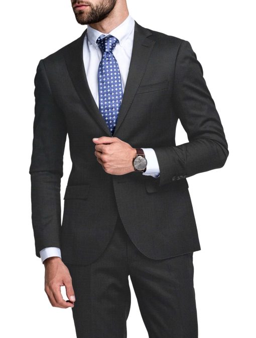 LSJHWOOLSUIT1690BKSOLID100JUL 000
