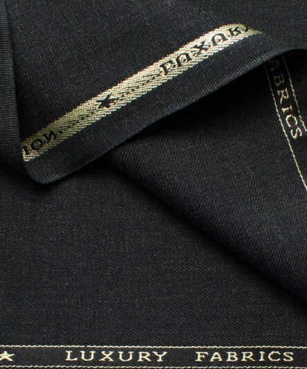 OCM Men's Wool Solids   Unstitched Suiting Fabric (Blackish Grey)