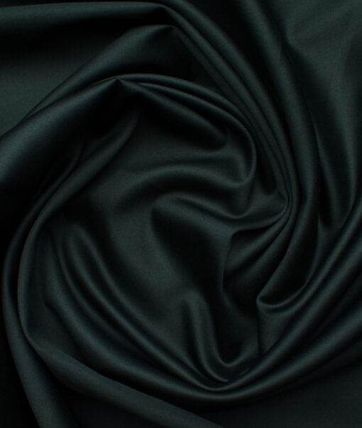 Arvind Men's Premium Cotton Solids 2.25 Meter Unstitched Shirting Fabric (Dark Sea Green)