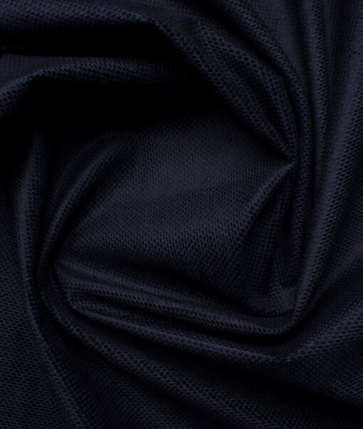 Arvind Tresca Men's Cotton Corduroy 1.50 Meter Unstitched Stretchable Corduroy Trouser Fabric (Dark Blue)