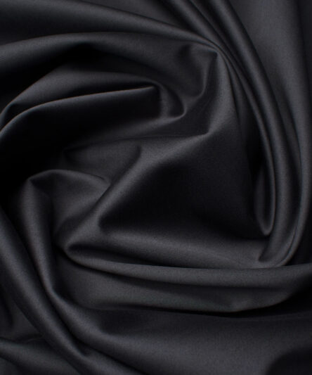 Arvind Tresca Men's Cotton Solids 1.50 Meter Unstitched Stretchable Cotton Trouser Fabric (Dark Grey)