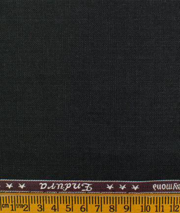 Raymond Men's Polyester Viscose Checks  Unstitched Suiting Fabric (Dark Grey)