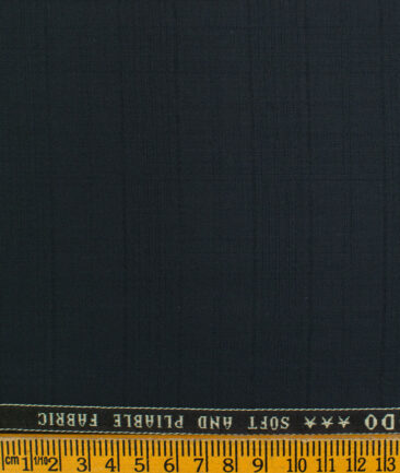 Raymond Men's Polyester Viscose Checks  Unstitched Suiting Fabric (Greenish Grey)