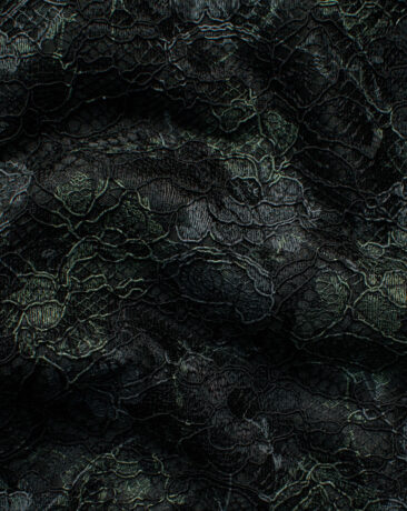 B-Posh Men's Polyester Printed 2.25 Meter Unstitched Ethnic Fabric (Black & Green)