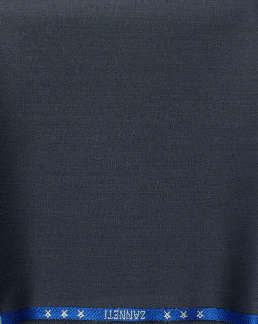 J.Hampstead Men's 60% Wool Solids Super 120's1.30 Meter Unstitched Trouser Fabric (Dark Purple)