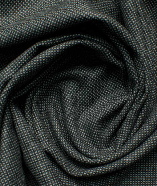 Modella Men's Acrylic Structured 2.25 Meter Unstitched Faux Tweed Jacketing & Blazer Fabric (Light Grey)