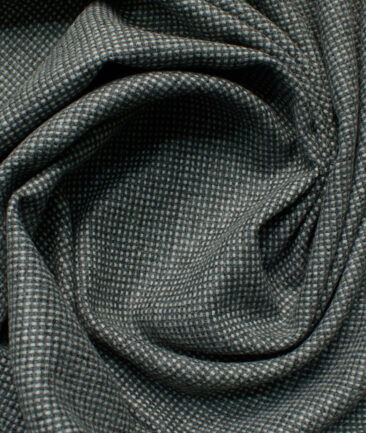 Modella Men's Acrylic Structured 2.25 Meter Unstitched Faux Tweed Jacketing & Blazer Fabric (Grey)